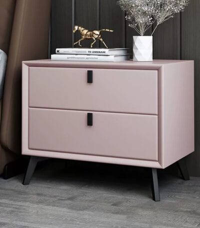Noptieră premium din MDF Paris Pink - imagine 4 - Homuse