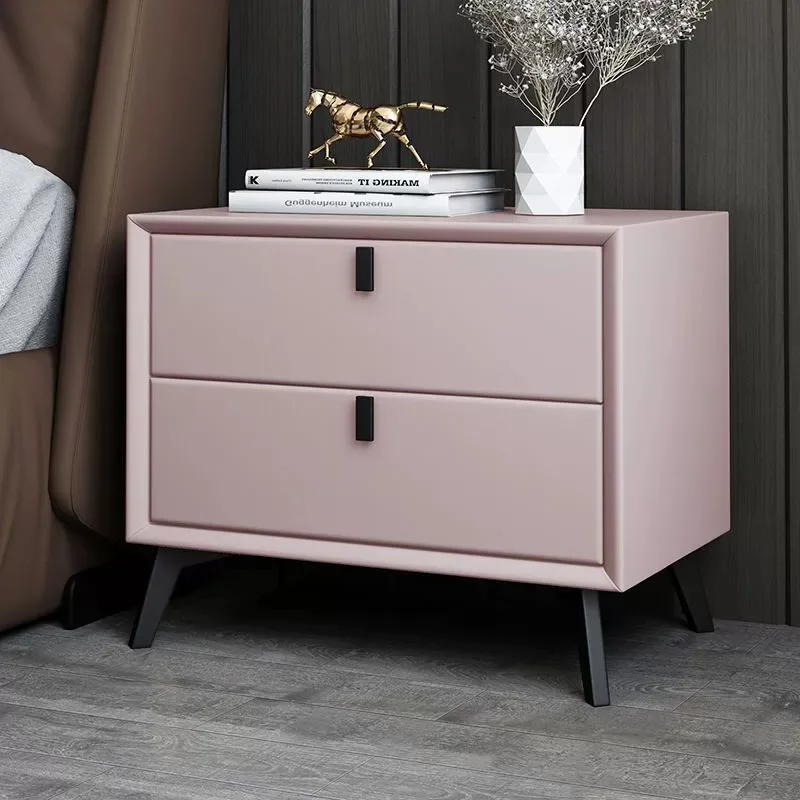 Noptieră premium din MDF Paris Pink - imagine 4 - Homuse