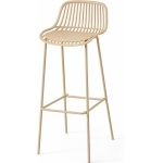 Scaun bar metalic Cyprus Cream - Homuse