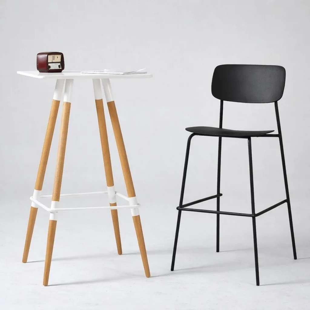Scaun bar Slim Black - imagine 3 - Homuse