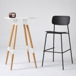 Scaun bar Slim Black - imagine 3 - Homuse