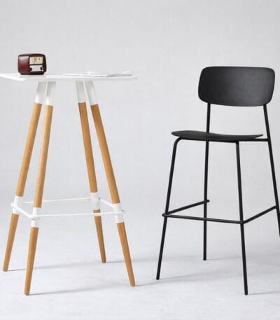 Scaun bar Slim Black - imagine 3 - Homuse