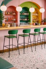 Scaun bar Slim Green - imagine 4 - Homuse