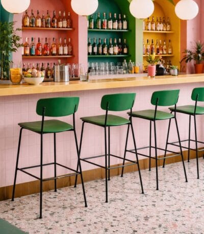 Scaun bar Slim Green - imagine 4 - Homuse
