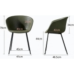 Scaun dining Aura Green - imagine 5 - Homuse