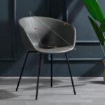 Scaun dining Aura Grey - imagine 3 - Homuse