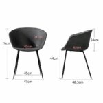 Scaun dining Aura Grey - imagine 5 - Homuse