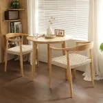 Scaun dining cu șezut împletit Nordic Wood Oak - imagine 3 - Homuse