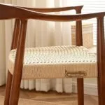 Scaun dining cu șezut împletit Nordic Wood Walnut - imagine 6 - Homuse