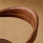 Scaun dining din lemn cu șezut tapițat Zen Walnut - imagine 5 - Homuse