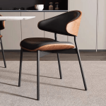 Scaun dining Luna Wood Black - imagine 6 - Homuse