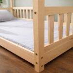 Pat copii tip Montessori 200×90 cm Oak - imagine 4 - Homuse