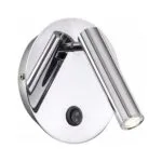 Aplica argintie din metal cu LED - Homuse