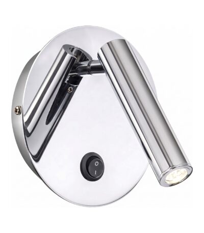 Aplica argintie din metal cu LED - Homuse