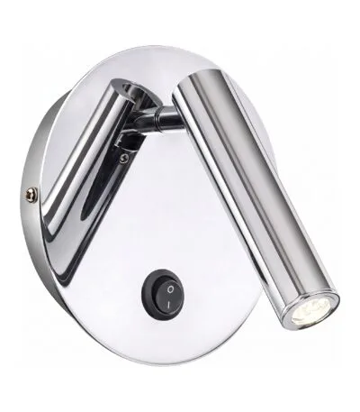 Aplica argintie din metal cu LED - Homuse