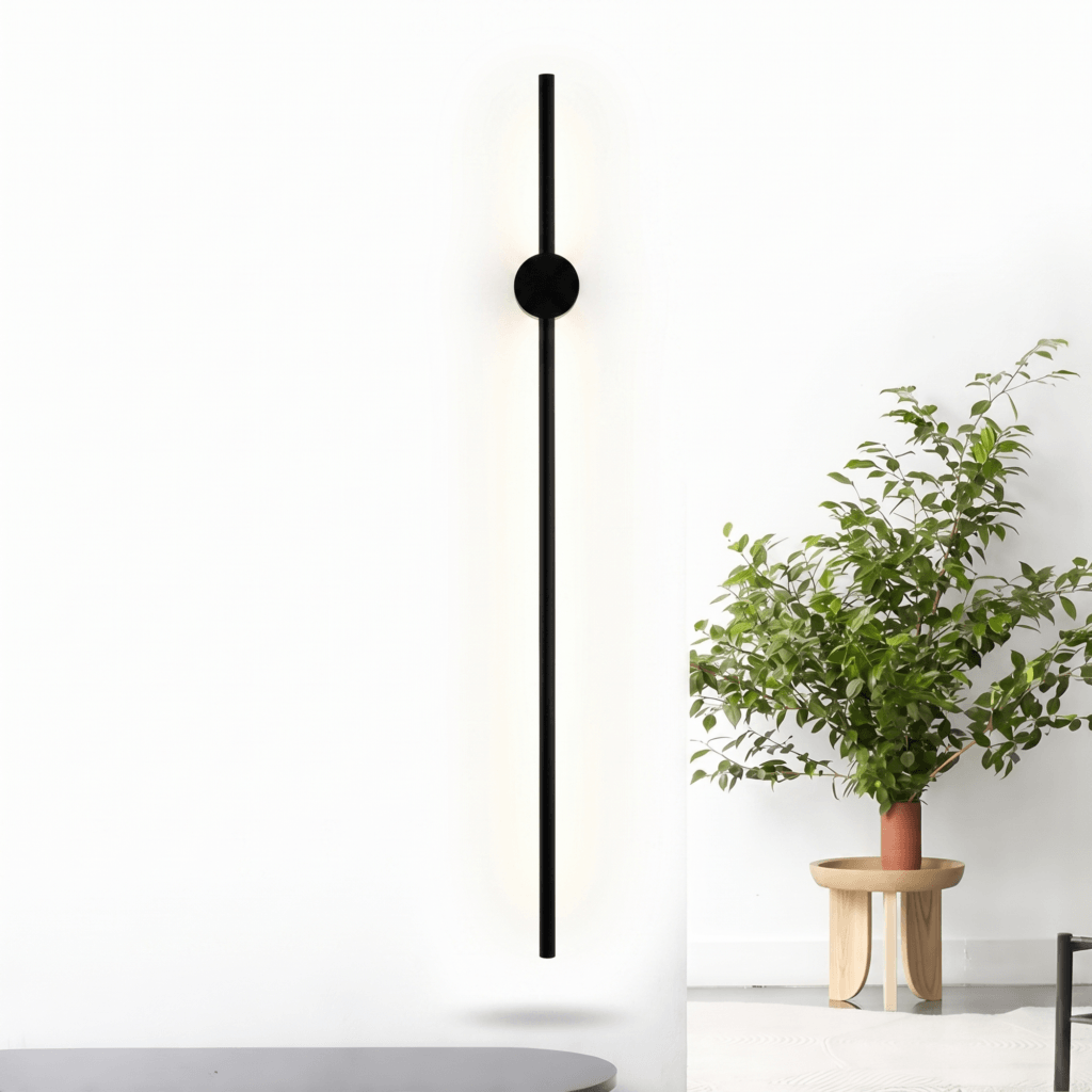 Aplica LED Slim Black lumina neutra 80 cm - Homuse