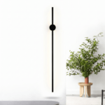 Aplica LED Slim Black lumina neutra 80 cm - Homuse