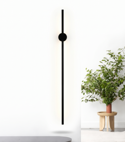 Aplica LED Slim Black lumina neutra 80 cm - Homuse