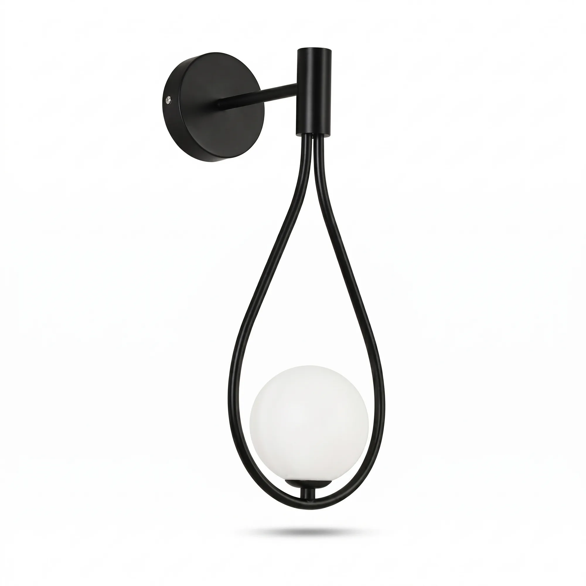Aplica perete Tears Black 17X17X40cm - Homuse