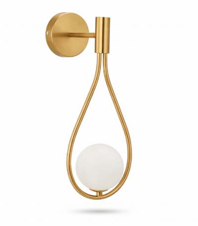 Aplica perete Tears Gold 17X17X40cm - Homuse