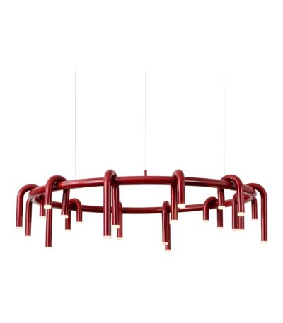 Corp de iluminat Led suspendat Tube Red 100×100 cm - Homuse