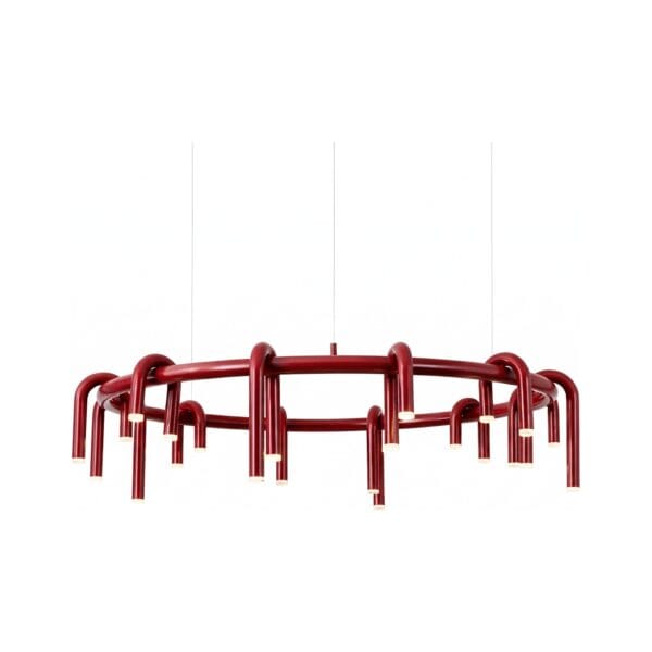 Corp de iluminat Led suspendat Tube Red 80x80x28cm - Homuse