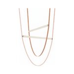 Corp de iluminat suspendat modern din piele 150 cm - Homuse