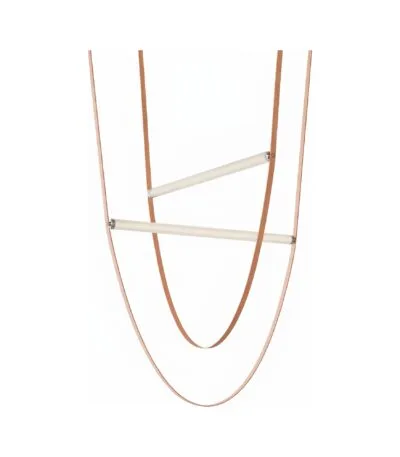 Corp de iluminat suspendat modern din piele 150 cm - Homuse