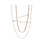 Corp de iluminat suspendat modern din piele 180 cm - Homuse