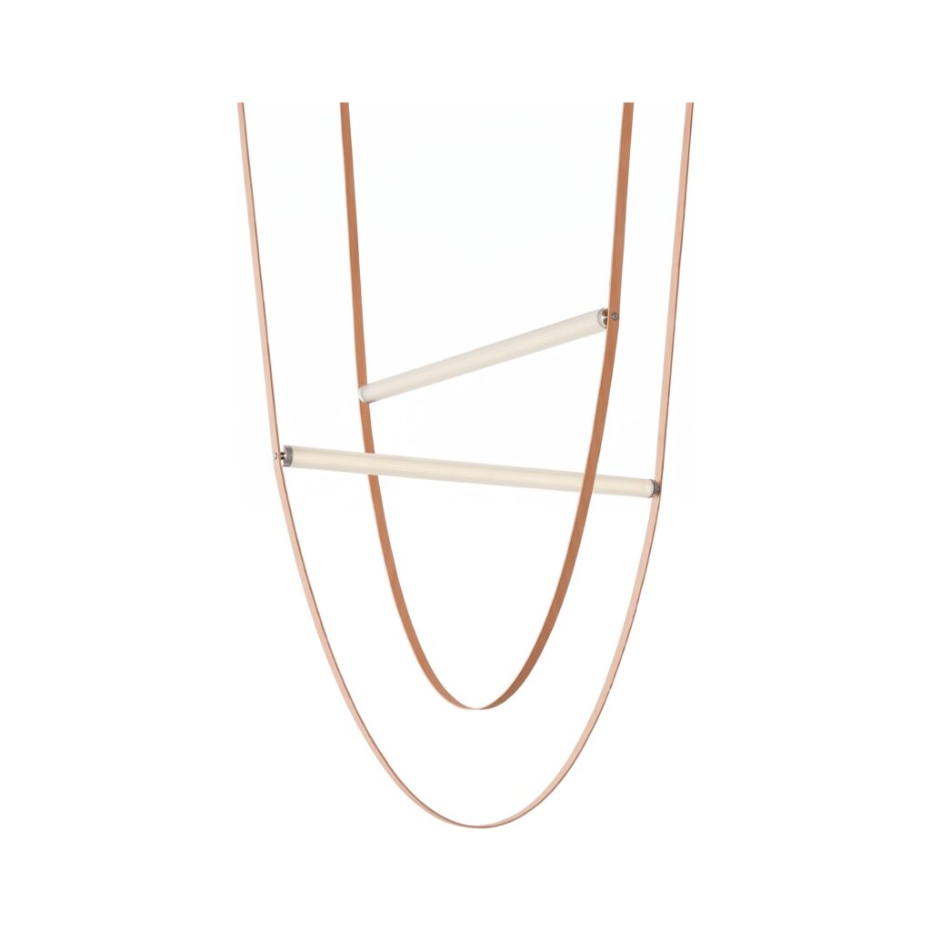 Corp de iluminat suspendat modern din piele 210 cm - Homuse