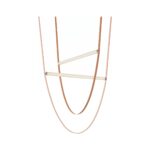 Corp de iluminat suspendat modern din piele 210 cm - Homuse