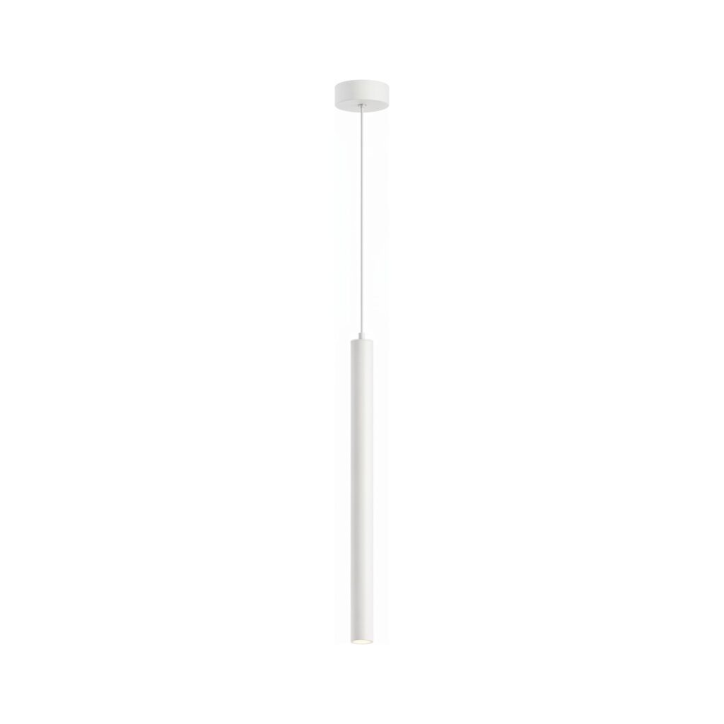 Corp de iluminat suspendat, stil minimalist, finisaj alb 30 cm - Homuse