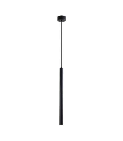 Corp de iluminat suspendat, stil minimalist, finisaj negru 30 cm - Homuse
