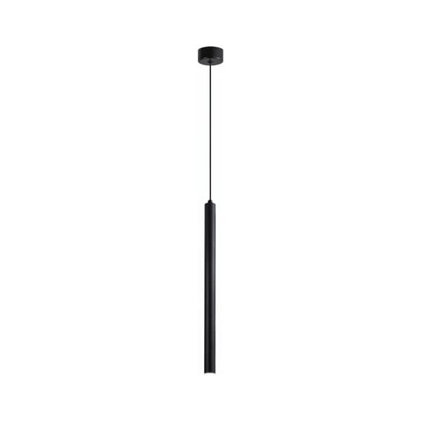 Corp de iluminat suspendat, stil minimalist, finisaj negru 50cm - Homuse