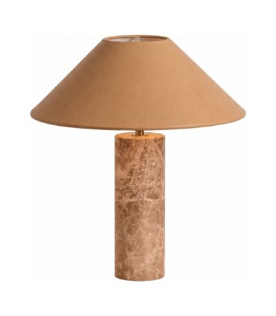 Lampa de masa din piatra Alba - Homuse