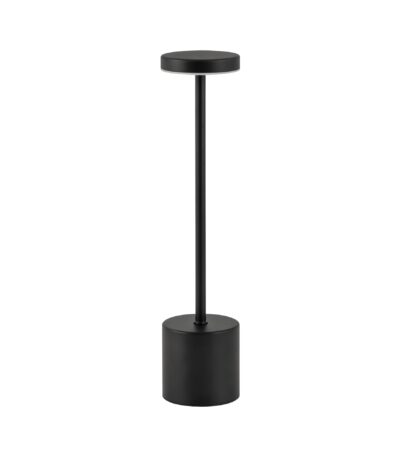 Lampa de masa fără fir din metal Black - Homuse