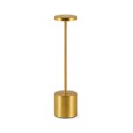 Lampa de masa fără fir din metal Gold - Homuse