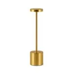 Lampa de masa fără fir din metal Gold - Homuse