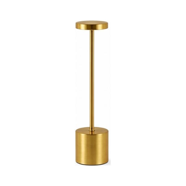 Lampa de masa fără fir din metal Gold - Homuse
