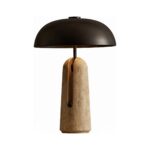Lampa de masa Japanese travertin - Homuse