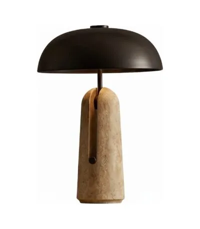 Lampa de masa Japanese travertin - Homuse