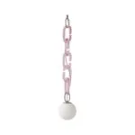 Lustră suspendată modernă cu lanț decorativ Celine Pink - Homuse