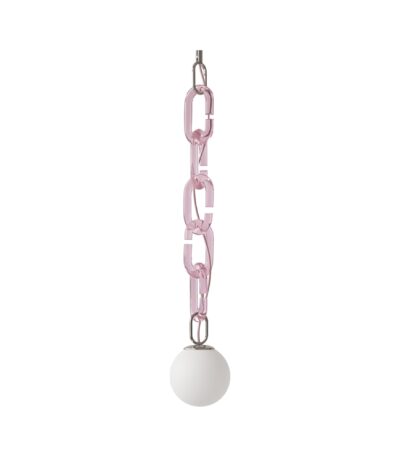 Lustră suspendată modernă cu lanț decorativ Celine Pink - Homuse