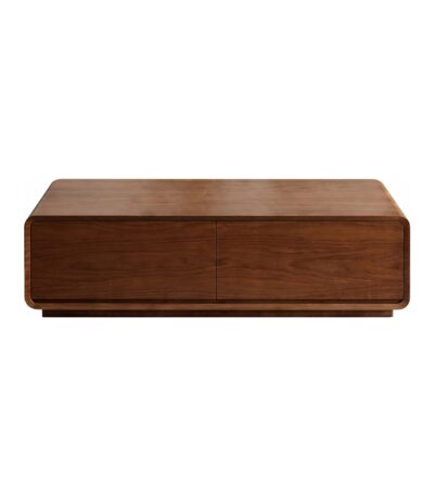Masă de cafea modernă din MDF – design minimalist Walnut - Homuse