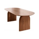 Masa de dining din lemn de pin Aura 120x60x75 cm - Homuse