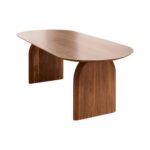 Masa de dining din lemn de pin Aura 160x60x75 cm - Homuse