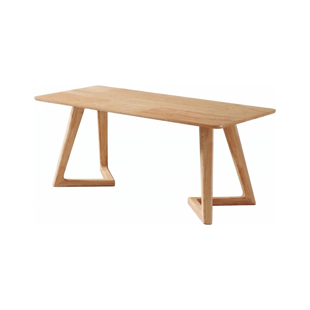 Masa dining dreptunghiulara Terra Oak 160x80x75 cm - Homuse