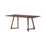 Masa dining dreptunghiulara TERRA Walnut 120x70x75 cm - Homuse