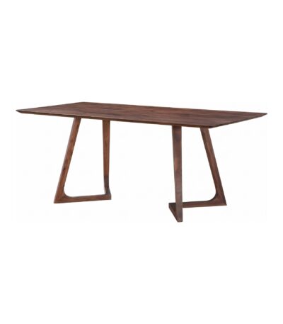 Masa dining dreptunghiulara TERRA Walnut 120x70x75 cm - Homuse