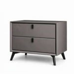 Noptieră premium din MDF Paris Darkgrey - Homuse